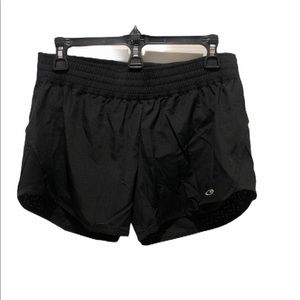 CHAMPION DUODRY SMALL WOMENS WORKOUT SHORTS BLACK